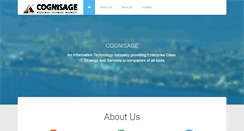 Desktop Screenshot of cognisage.com